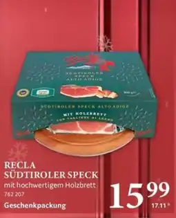 Selgros RECLA SÜDTIROLER SPECK Angebot