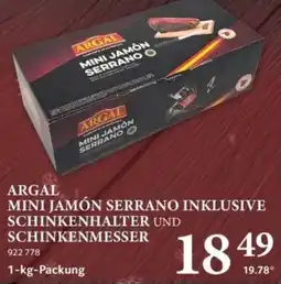 Selgros ARGAL MINI JAMÓN SERRANO Angebot