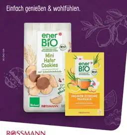 Rossmann enerBIO Mini Hafer Cookies mit Vollmilchschokolade Angebot
