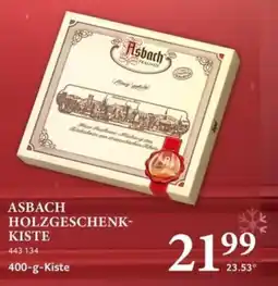 Selgros ASBACH HOLZGESCHENK-KISTE Angebot