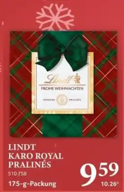 Selgros LINDT KARO ROYAL PRALINÉS Angebot