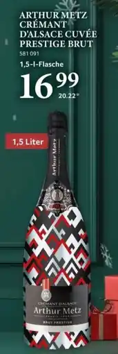 Selgros Arthur Metz Crémant d'Alsace Cuvée Prestige Brut Angebot