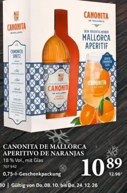 Selgros CANONITA DE MALLORCA APERITIVO DE NARANJAS Angebot