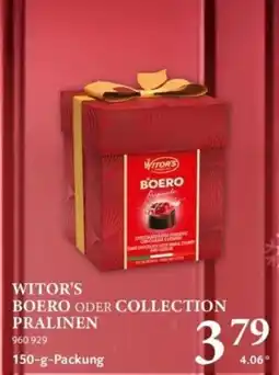 Selgros WITOR'S BOERO PRALINEN Angebot