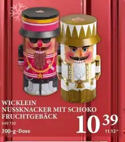 Selgros WICKLEIN NUSSKNACKER MIT SCHOKO FRUCHTGEBAEK Angebot