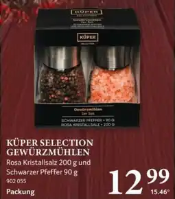 Selgros KÜPER SELECTION GEWÜRZMÜHLEN Angebot