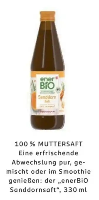 EnerBiO Sanddornsaft