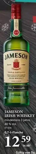 Selgros JAMESON IRISH WHISKEY Angebot