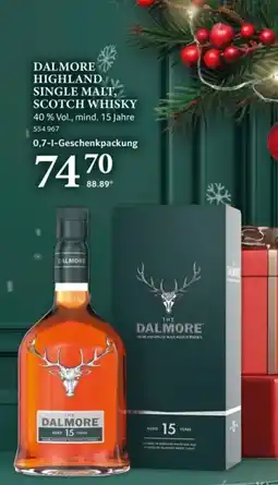 Selgros Dalmore Highland Single Malt Scotch Whisky Angebot