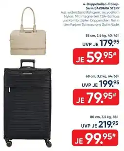 Galeria 4-Doppelrollen-Trolley-Serie BARBARA STEPP Angebot
