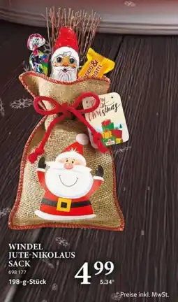 Selgros WINDEL JUTE-NIKOLAUS SACK Angebot