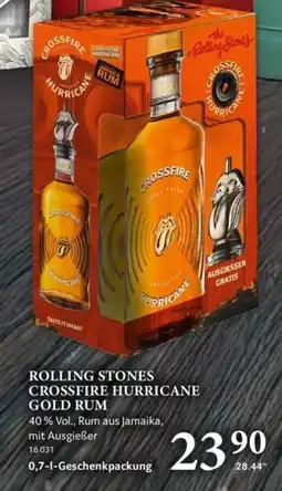 Selgros Rolling stones crossfire hurricane gold rum Angebot