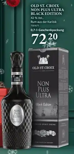 Selgros Old st. croix non plus ultra black edition Angebot