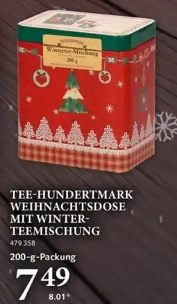 Selgros TEE-HUNDERTMARK WEIHNACHTSDOSE MIT WINTER-TEEMISCHUNG Angebot