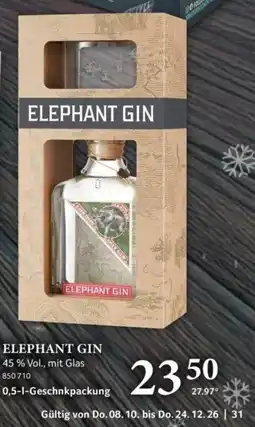 Selgros ELEPHANT GIN Angebot