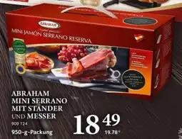Selgros Abraham mini serrano mit ständer und messer Angebot