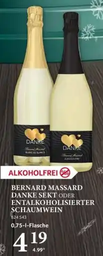 Selgros Bernard massard danke sekt oder entalkoholisierter schaumwein Angebot