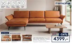 Möbel Rieger himolla Leder-Eckkombination Angebot