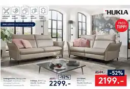 Möbel Rieger HUKLA Ledergarnitur Angebot