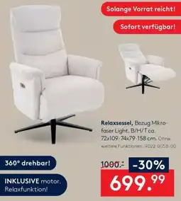 Möbel Rieger Relaxsessel, Bezug Mikro-faser Light Angebot