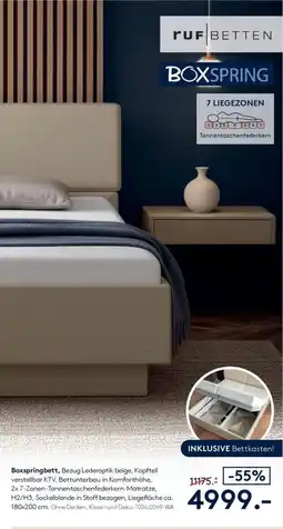 Möbel Rieger Boxspringbett Angebot