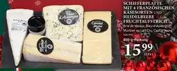 Selgros Schieferplatte mit 4 französischen Käsesorten und Heidelbeere Fruchtaufstrich Angebot