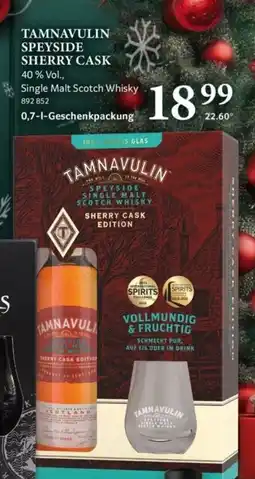Selgros Tamnavulin Speyside Sherry Cask Angebot