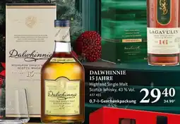 Selgros Dalwhinnie 15 Jahre Highland Single Malt Scotch Whisky Angebot