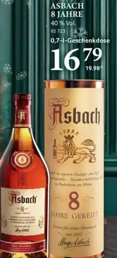 Selgros Asbach 8 Jahre Angebot