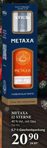 Selgros Metaxa 12 sterne Angebot