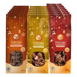 Netto Marken-Discount Santa Claus in Town schokoliertes Popcorn 100 g, verschiedene Sorten, 20er Pack Angebot