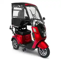 Netto Marken-Discount Deisla, Dreirad DS3-15, Rot 60V-30Ah Lithium-Akku, 1000 Watt, Dach, Wetterschutz, Heckkoffer Angebot