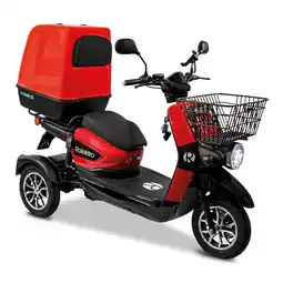 Netto Marken-Discount Rolektro, E-Carrier 25 V.3 Lithium, Rot, mit XXL-Koffer, 60V-32,5Ah Akku, 1000 Watt Angebot