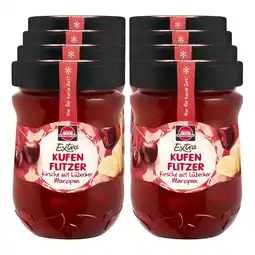 Netto Marken-Discount Schwartau Extra Kufenflitzer Kirsche mit Lübecker Marzipan 340 g, 8er Pack Angebot