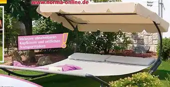 Norma Doppel-Gartenliege Angebot