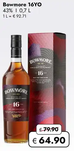 Travel Free Bowmore 16YO Angebot