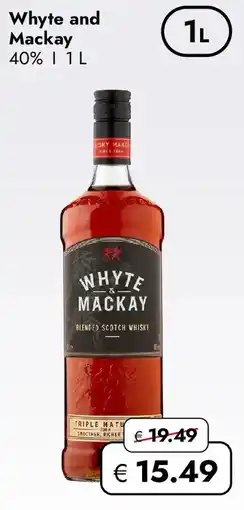 Travel Free Whyte and Mackay Blended Scotch Whisky Angebot