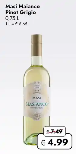 Travel Free Masi Maianco Pinot Grigio Angebot