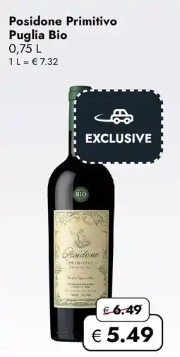 Travel Free Posidone Primitivo Puglia Bio Angebot