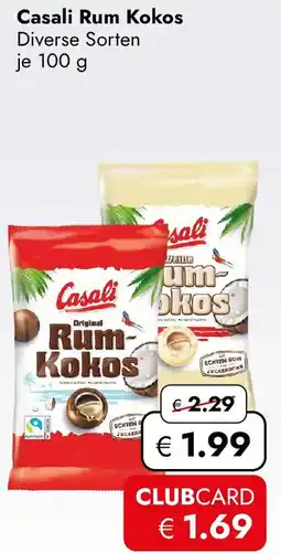 Travel Free Casali Rum-Kokos Angebot