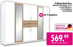 Möbel Boss Drehtürenschrank Diver Angebot