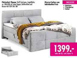 Möbel Boss Polsterbett Tijuana Angebot