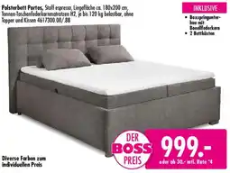 Möbel Boss Polsterbett Portos Angebot