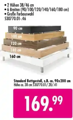 Möbel Boss Standard Bettgestell Angebot