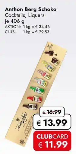 Travel Free Anthon Berg Schoko Cocktails, Likuers Angebot