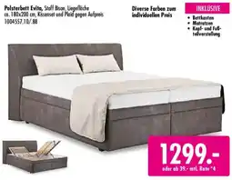 Möbel Boss Polsterbett Evita, Stoff Bison Angebot