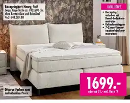Möbel Boss Boxspringbett Henry Angebot