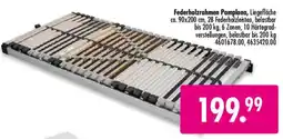Möbel Boss Federholzrahmen Pamplona Angebot