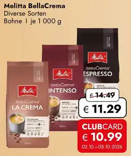 Travel Free Melitta BellaCrema Angebot