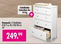 Möbel Boss Kommode, 4 Schubladen Angebot